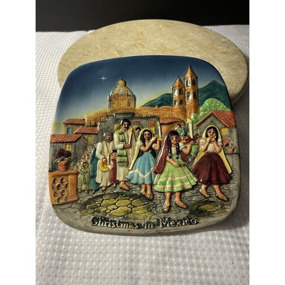Royal Doulton Other - Royal Doulton Christmas in Mexico LTD Edition Plate John Beswick 1973 ENGLAND
